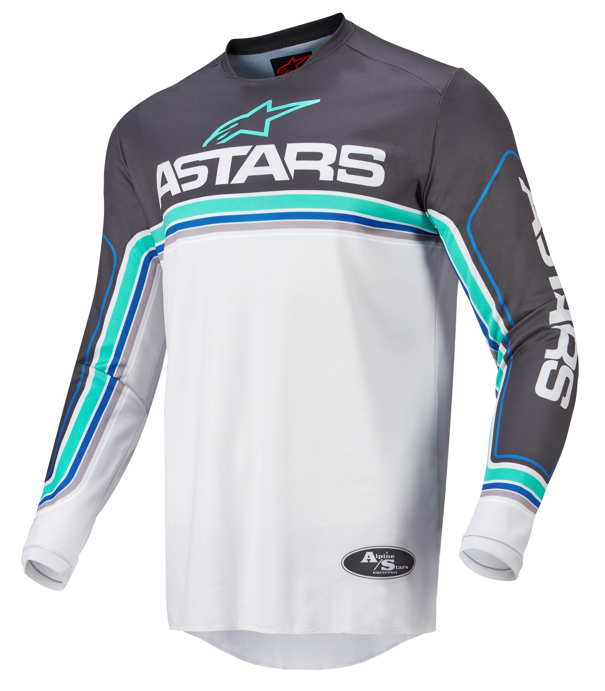 Мотокрос джърси ALPINESTARS Fluid Speed S21 BLUE/GRAY