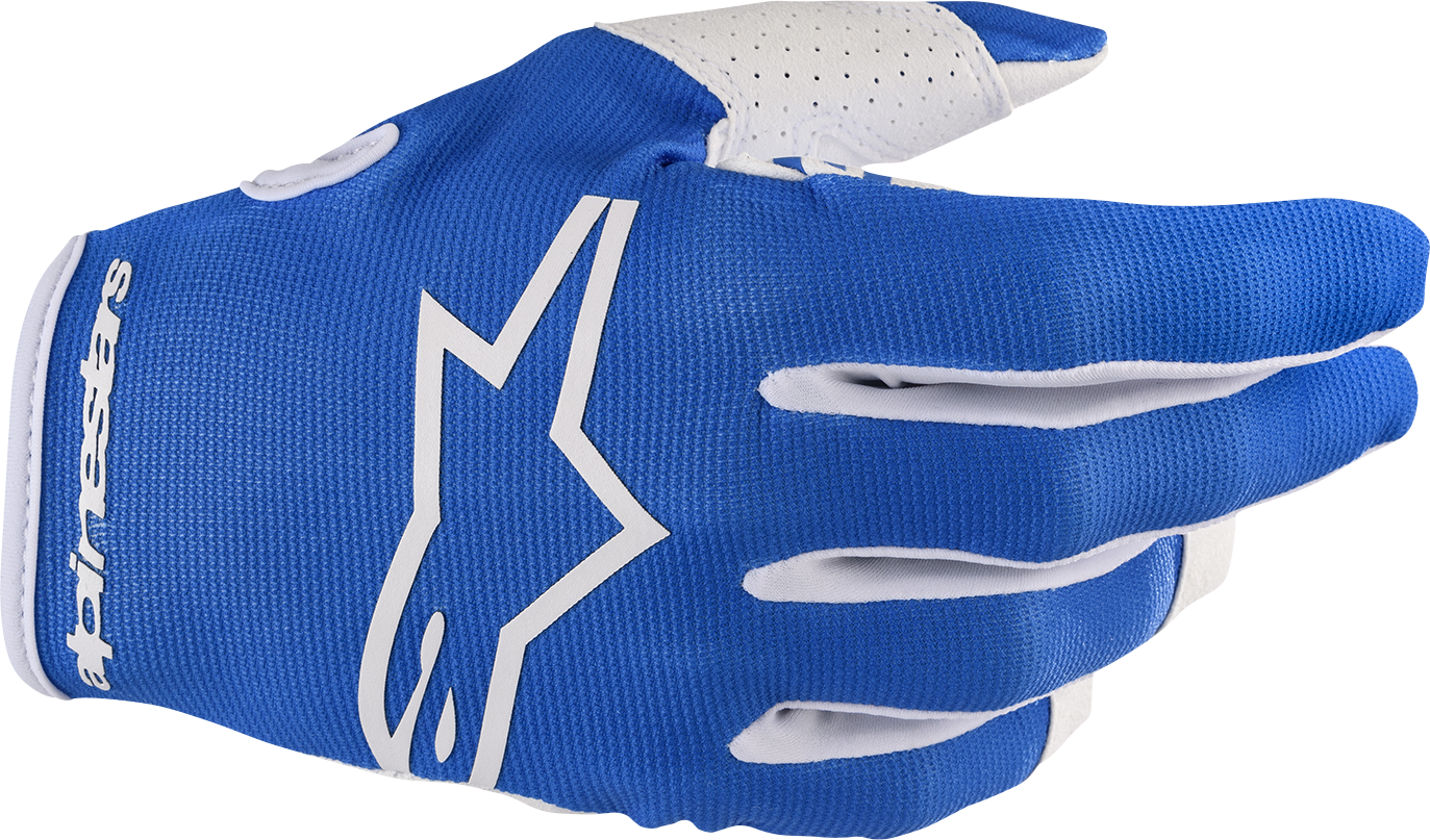 Детски мотокрос ръкавици ALPINESTARS RADAR BLUE/WHITE