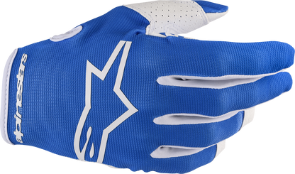Детски мотокрос ръкавици ALPINESTARS RADAR BLUE/WHITE