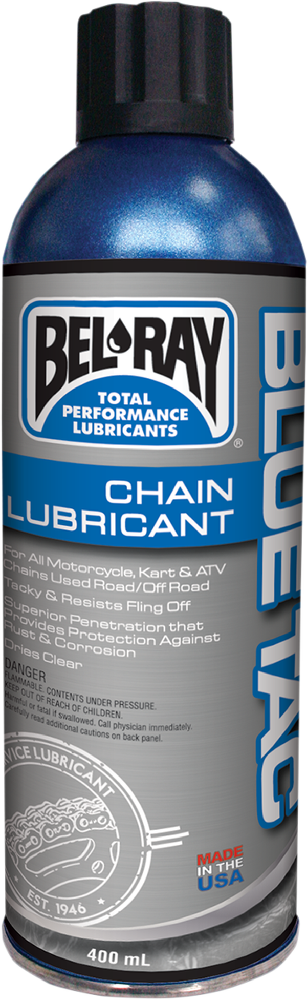 Спрей BEL-RAY Blue Tac Chain Lube 400ml