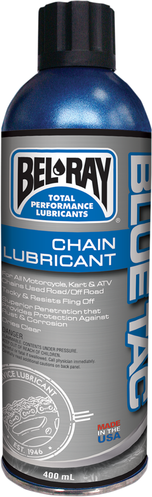 Спрей BEL-RAY Blue Tac Chain Lube 400ml