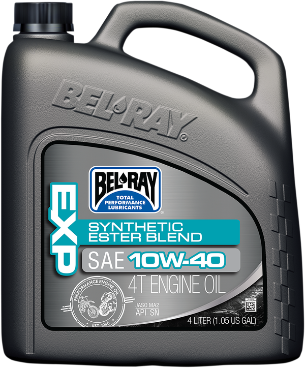 Масло BEL-RAY EXP Synthetic Ester Blend 4T 10W-40 4L