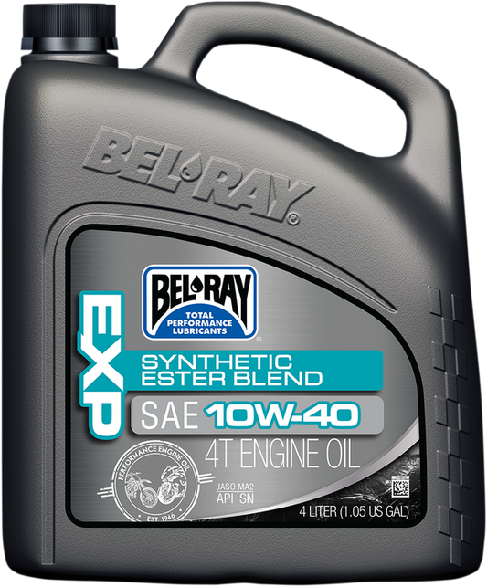 Масло BEL-RAY EXP Synthetic Ester Blend 4T 10W-40 4L