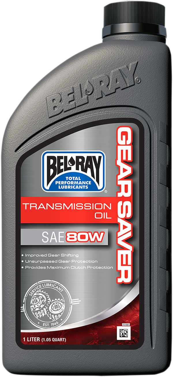 Трансмисионно масло BEL-RAY Gear Saver Transmission Oil 80W - 1 Литър