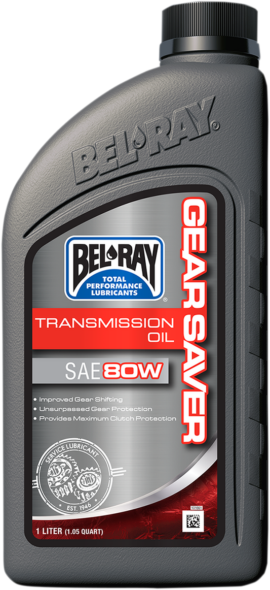 Трансмисионно масло BEL-RAY Gear Saver Transmission Oil 80W - 1 Литър