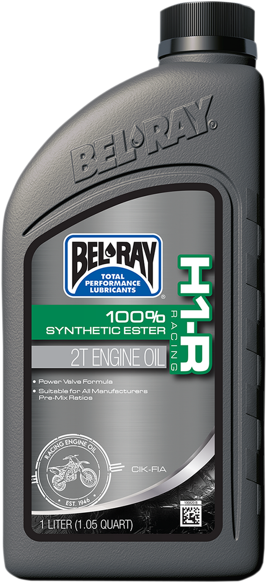 Масло BEL-RAY H1-R Racing 100% Synthetic Ester 2T - 1 Литър