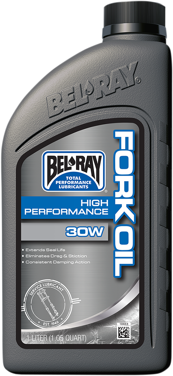 Масло BEL-RAY High-Performance Fork Oil 30W - 1 литър