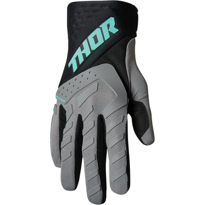 Мотокрос ръкавици THOR SPECTRUM GRAY/BLACK/MINT