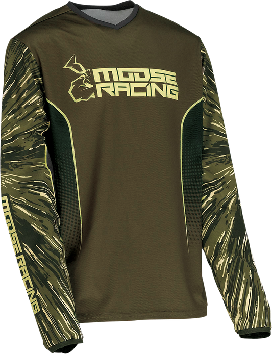 Детска блуза MOOSE RACING AGROID OLIVE/TAN