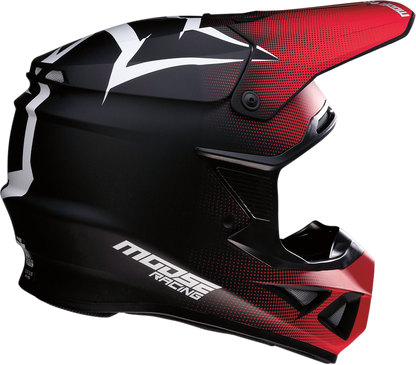Мотокрос каска MOOSE RACING FI AGROID RED