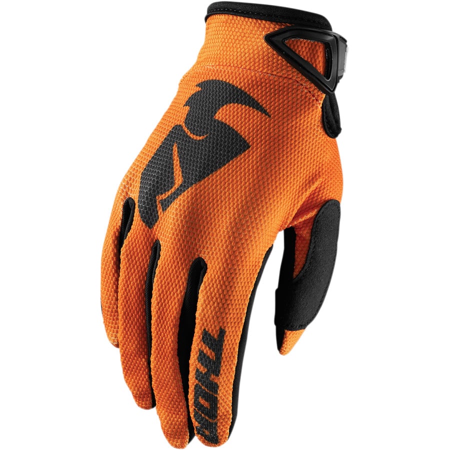 Детски мотокрос ръкавици THOR YOUTH SECTOR ORANGE/BLACK