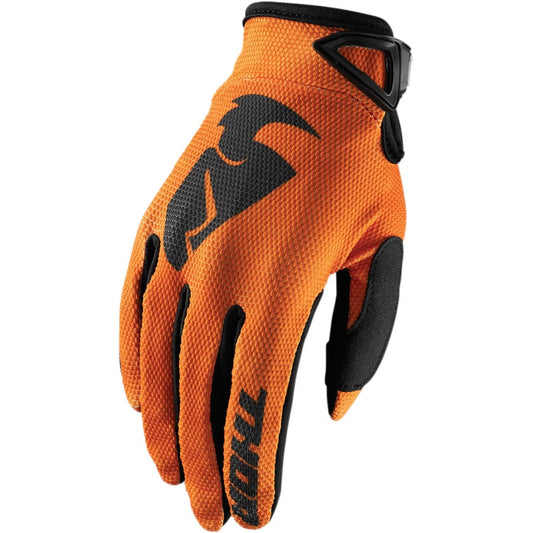 Детски мотокрос ръкавици THOR YOUTH SECTOR ORANGE/BLACK