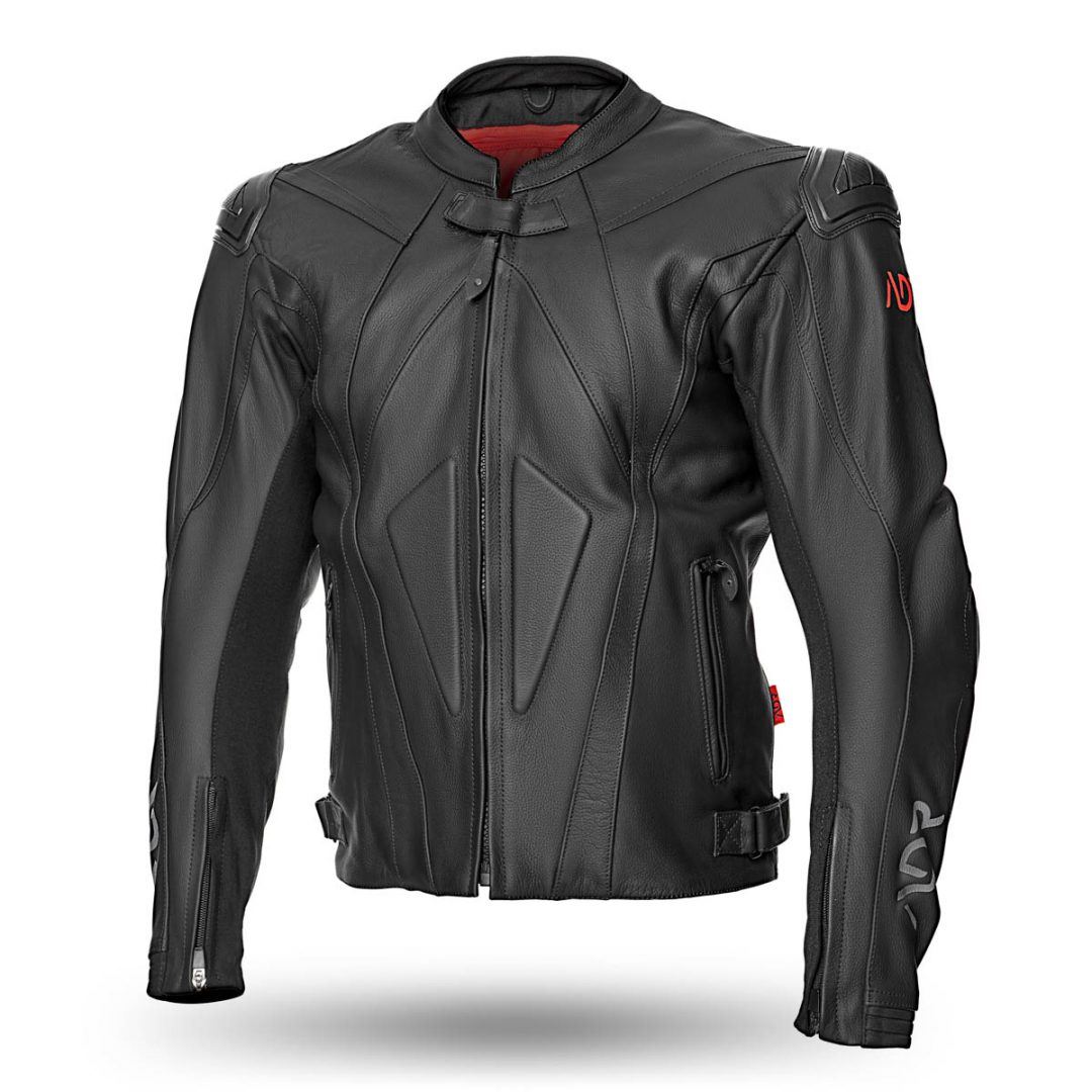 Кожено мото яке ADRENALINE SYMETRIC BLACK