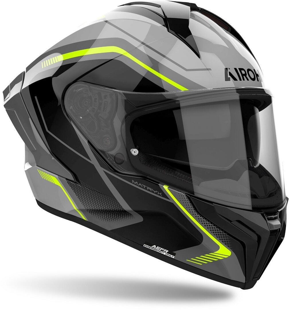 Шосейна каска AIROH MATRYX WIDE YELLOW