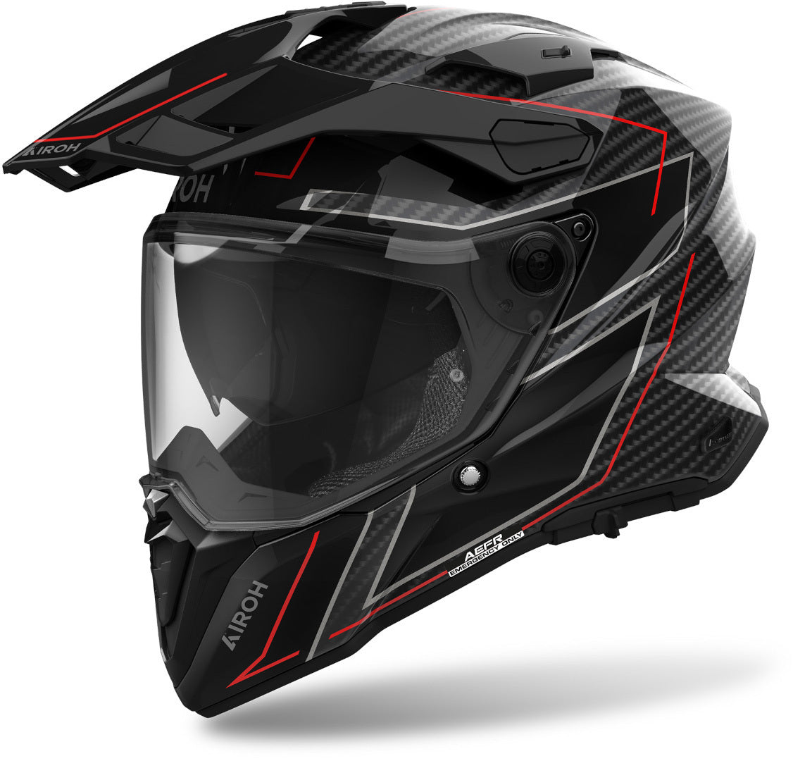 Каска AIROH COMMANDER 2 STYLISH CARBON GLOSS