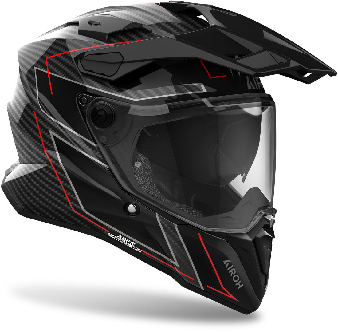 Каска AIROH COMMANDER 2 STYLISH CARBON GLOSS