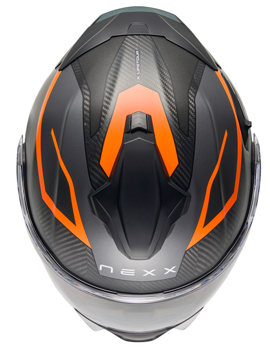 Каска NEXX X.LIFETOUR FLIP UP PRO MILE ORANGE GRAY