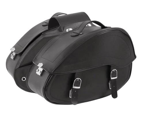 Кожени дисаги за мотор A-PRO APACHE BLACK