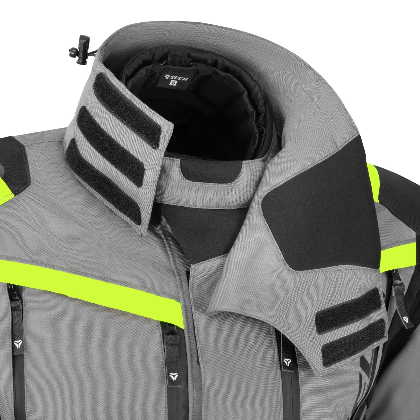 Текстилно мото яке SECA ARRAKIS III TITANIUM/NEON YELLOW