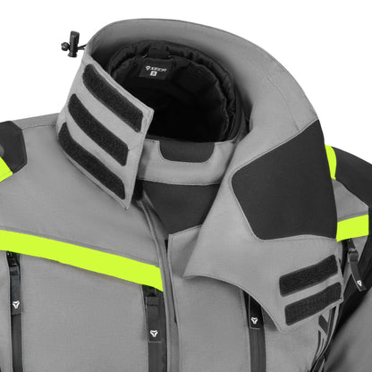 Текстилно мото яке SECA ARRAKIS III TITANIUM/NEON YELLOW