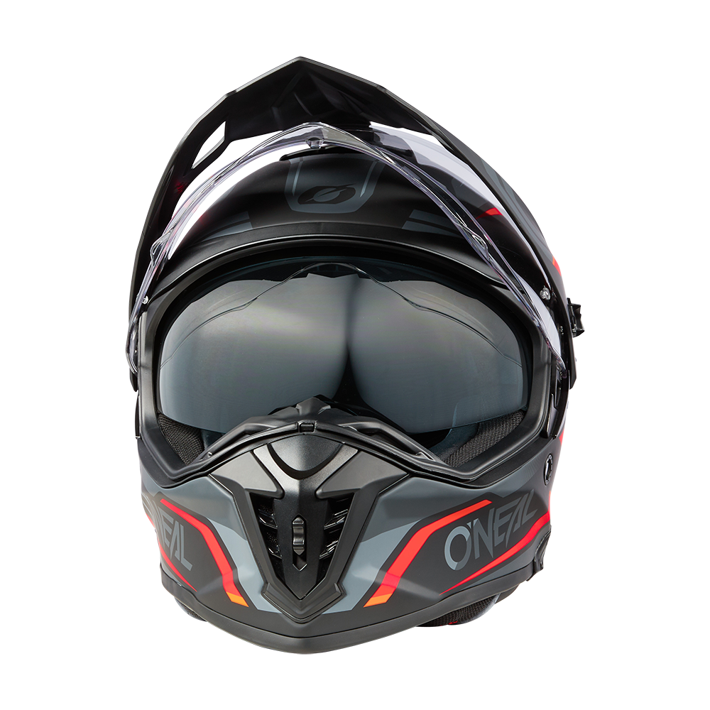 Каска O'NEAL A-SRS SPIKE BLACK/GRAY/RED