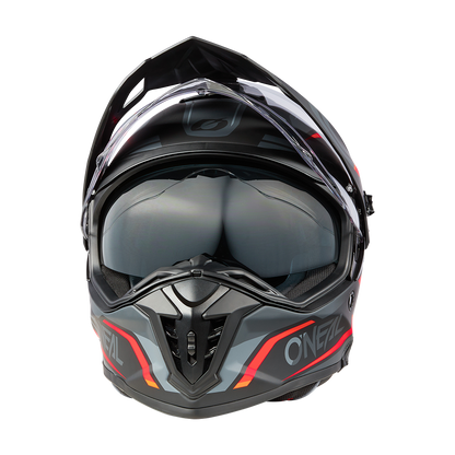 Каска O'NEAL A-SRS SPIKE BLACK/GRAY/RED