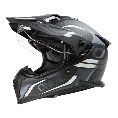 Каска O'NEAL A-SRS SPIKE BLACK/GRAY/WHITE