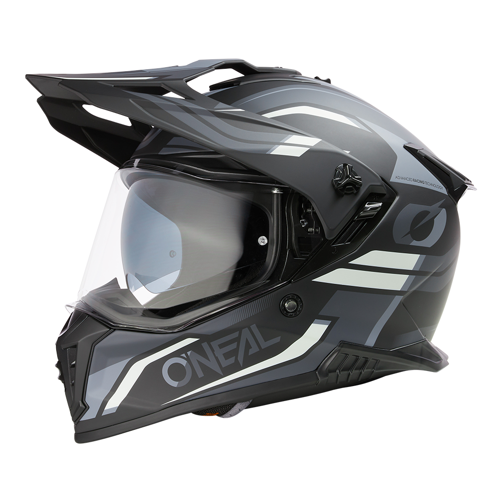 Каска O'NEAL A-SRS SPIKE BLACK/GRAY/WHITE
