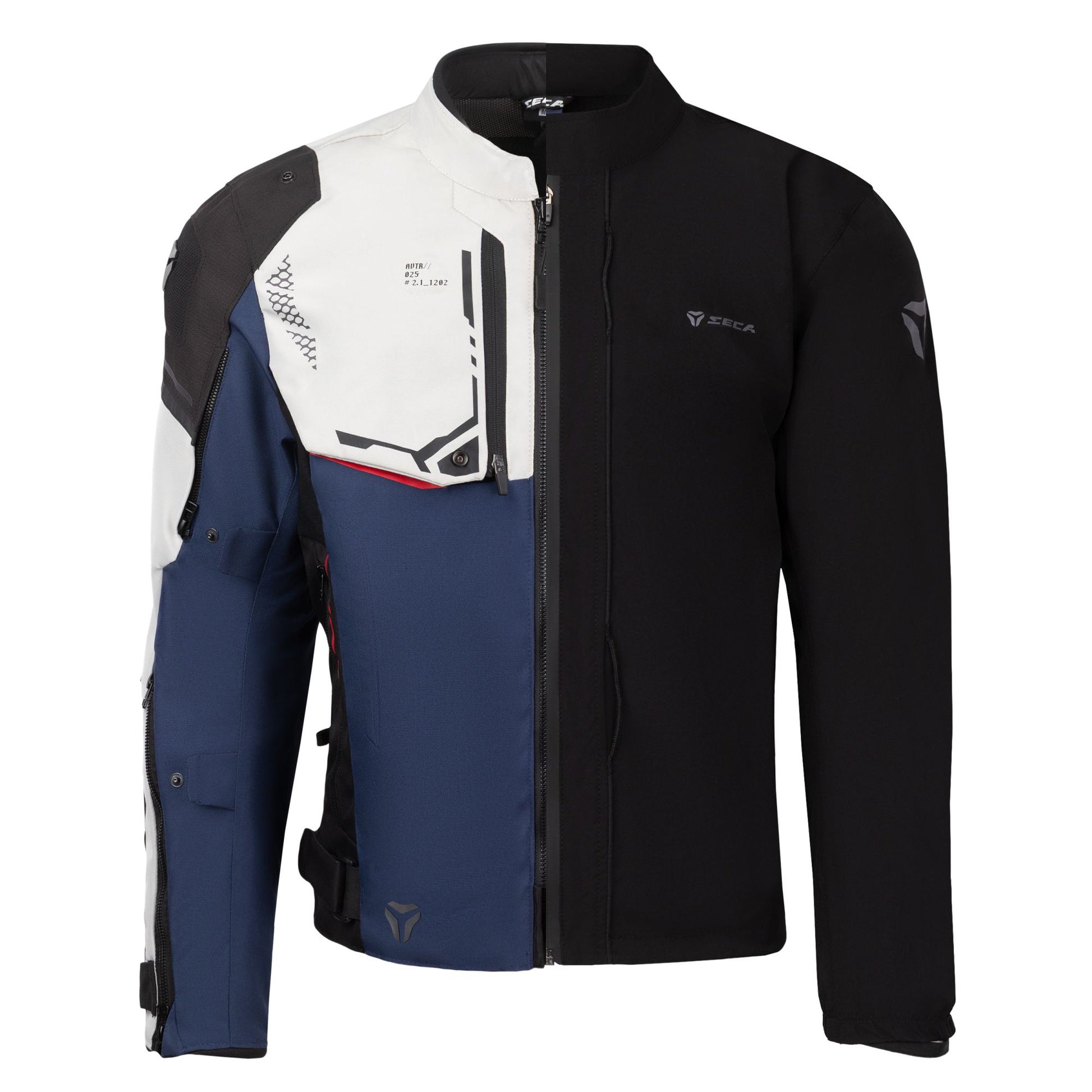 Текстилно мото яке SECA AVATAR III GREY/NAVY