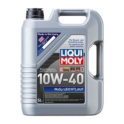 Масло полусинтетично MOS2 LEICHTLAUF 10W40 - 5L автомобилно масло LIQUI MOLY