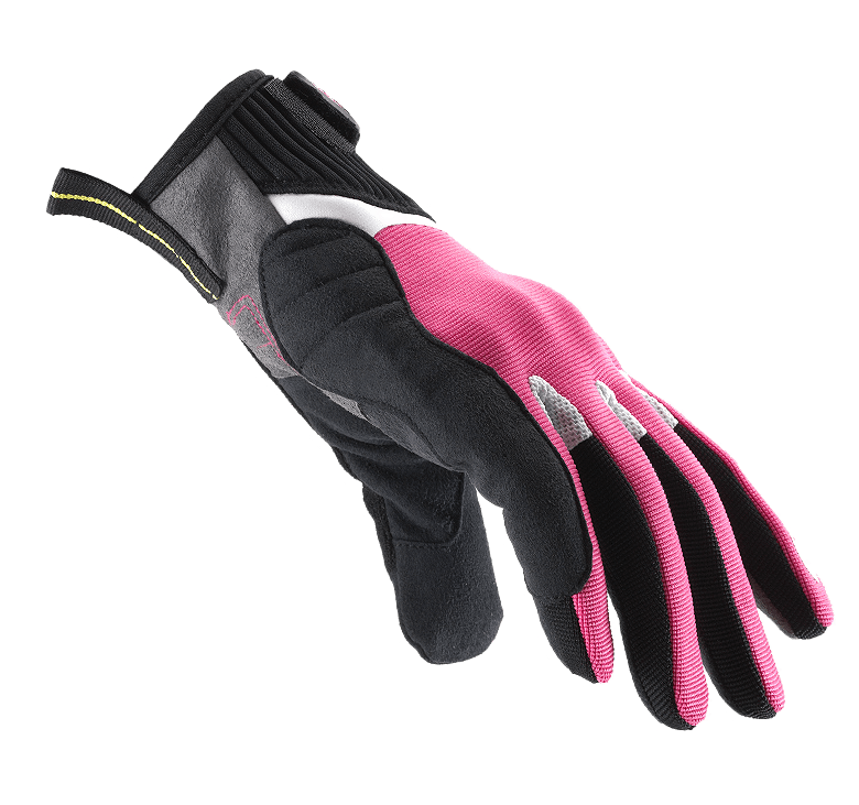Дамски текстилни мото ръкавици SPIDI G-FLASH WHITE/PINK