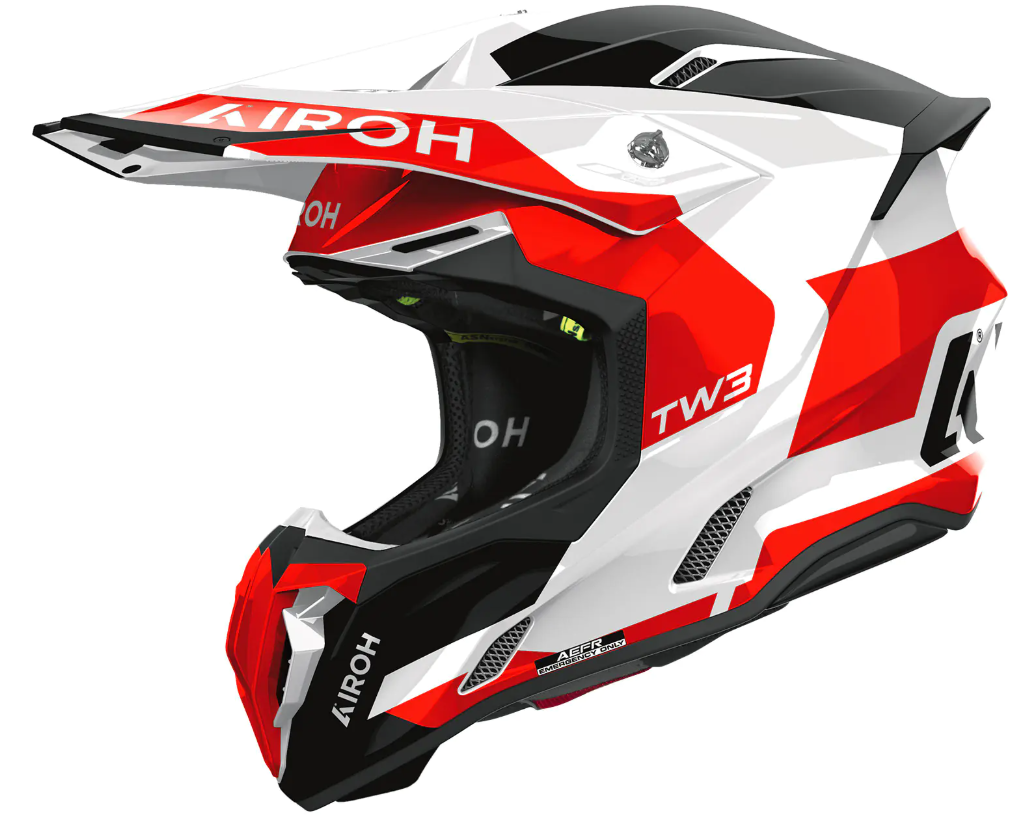Мотокрос каска AIROH TWIST 3 FANCY RED GLOSS