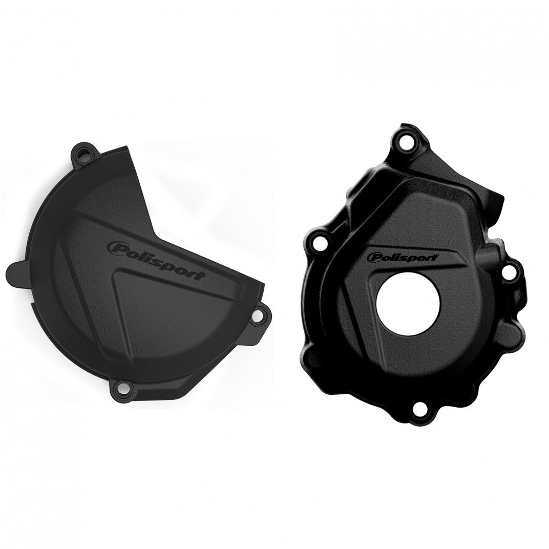 Комплект предпазители за двигател KTM SXF/XCF 250/350 HUSQ FC 250/350 2016-22 BLACK
