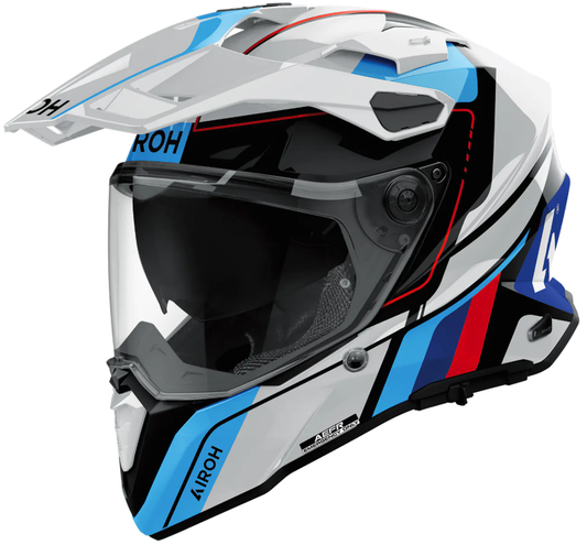 Каска AIROH COMMANDER 2 SKIP WHITE/RED