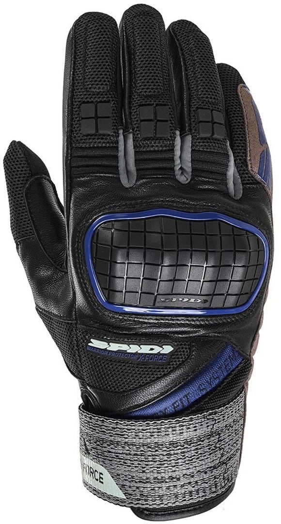 Мото ръкавици SPIDI X-FORCE BLACK/BLUE