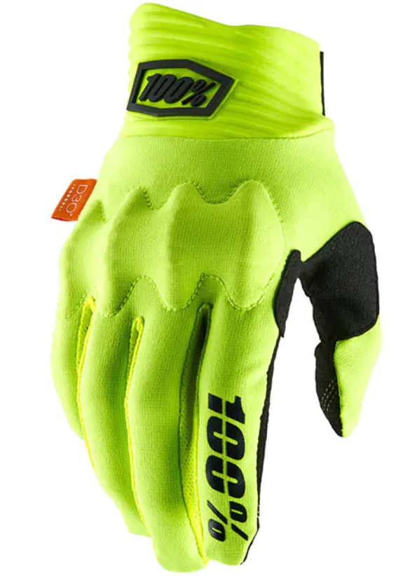 Мотокрос ръкавици 100% COGNITO D30 YELLOW