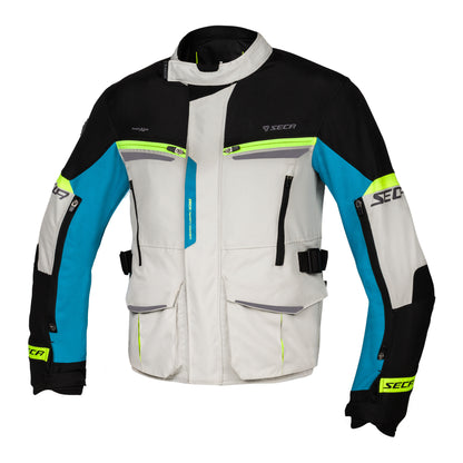 Текстилно мото яке SECA COMPASS BLUE