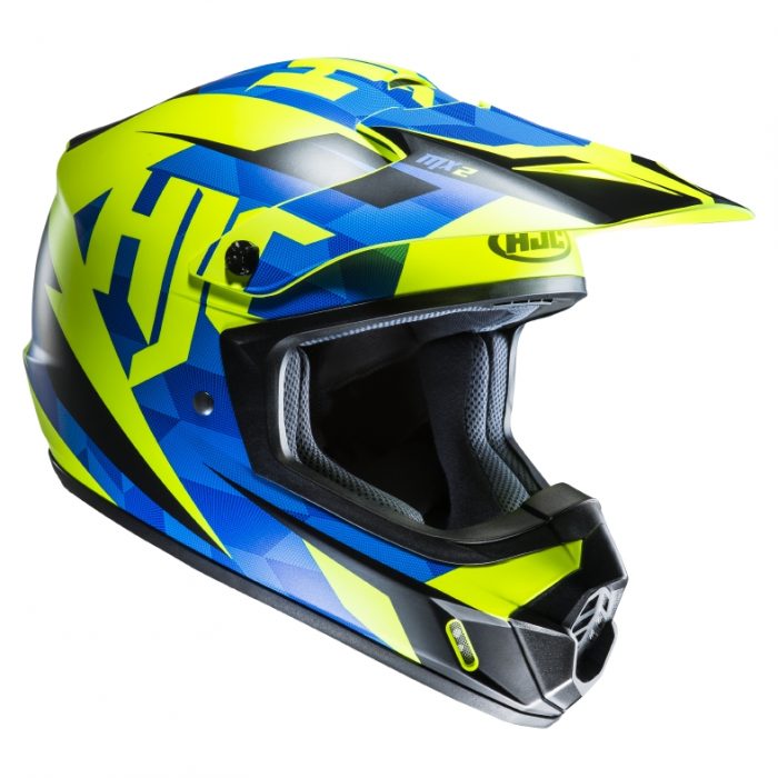 Мотокрос каска HJC CS-MX II DAKOTA BLUE GREEN
