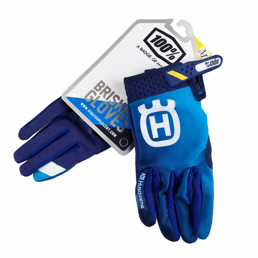 HUSQVARNA мотокрос ръкавици Race Aerolite жълти