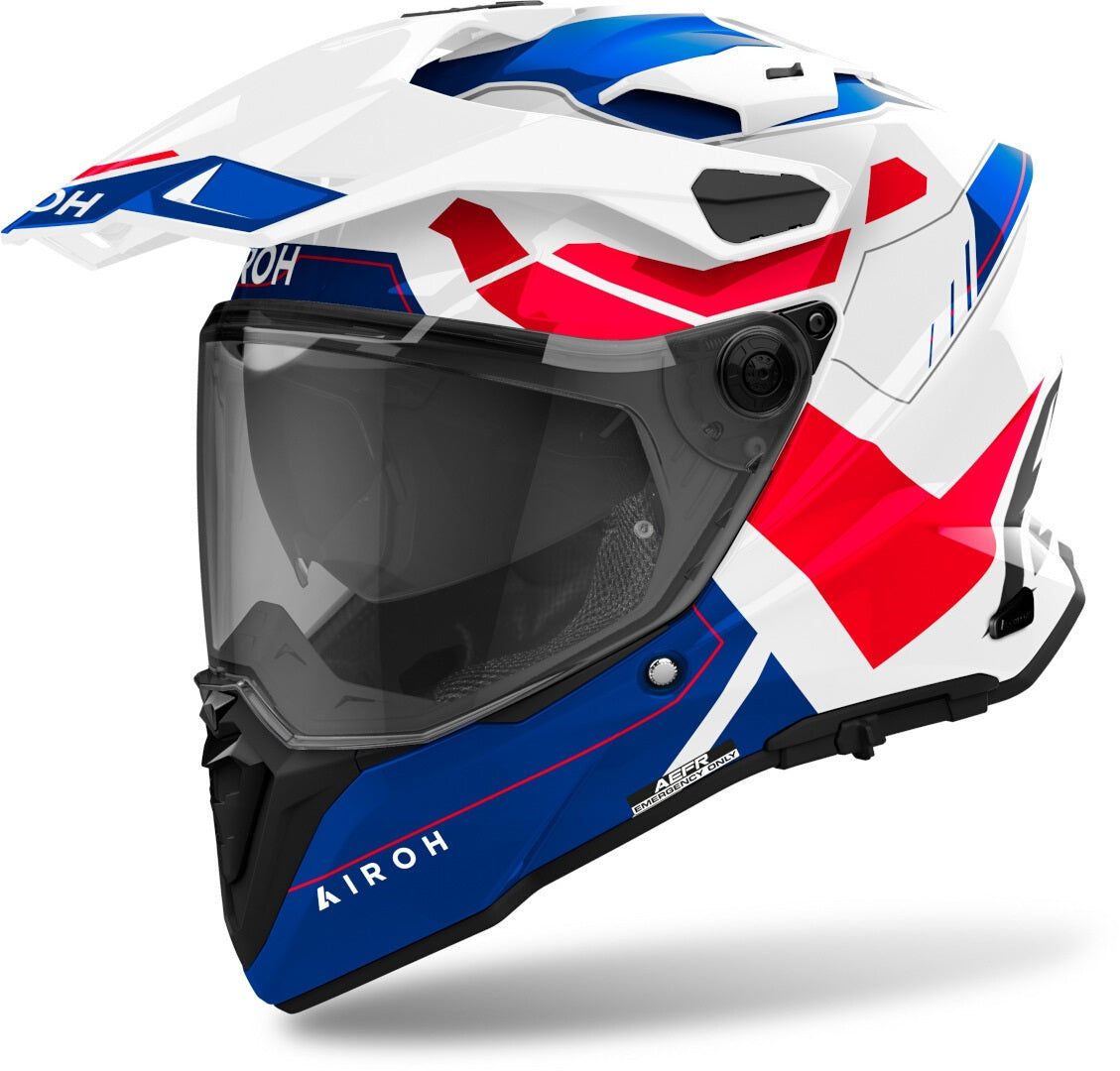 Каска AIROH COMMANDER 2 REVEAL BLUE/RED