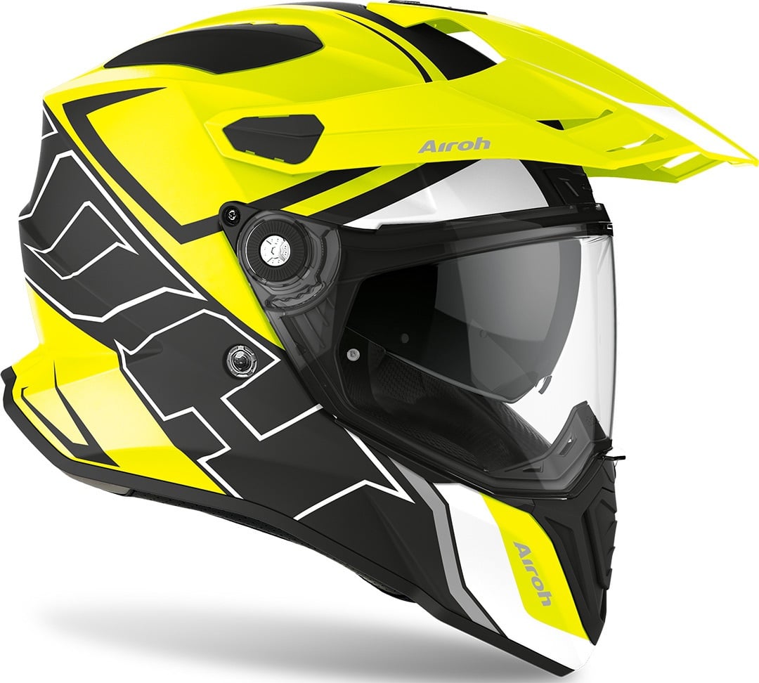 Каска AIROH COMMANDER DUO YELLOW MATT