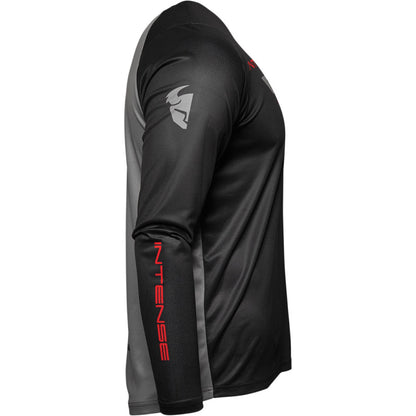 Вело джърси THOR INTENSE ASSIST BLACK/GRAY LONG SLEEVE