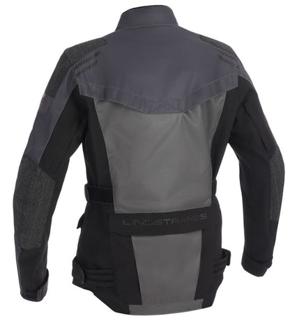 Текстилно мото яке Lindstrands Storbo Graphite Dark Grey Black
