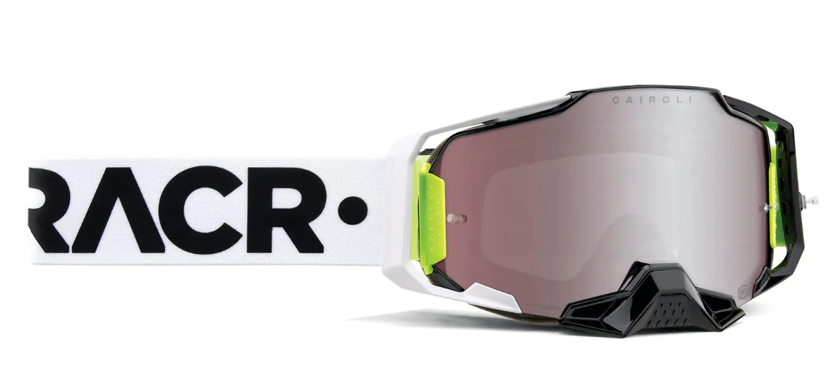 Мотокрос очила 100% ARMEGA HIPER RACR CAIROLI - MIRROR SILVER