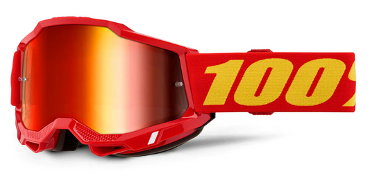 Мотокрос очила 100% ACCURI2 RED - MIRROR RED