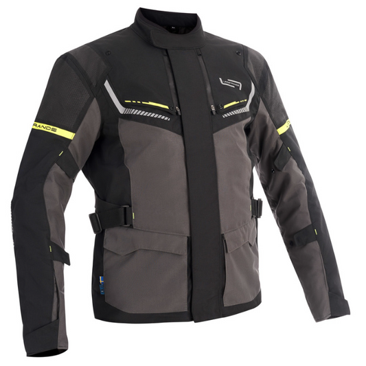 Текстилно мото яке Lindstrands Sylarna Dark grey/black
