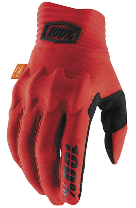 Мотокрос ръкавици 100% COGNITO D30 FLUO RED