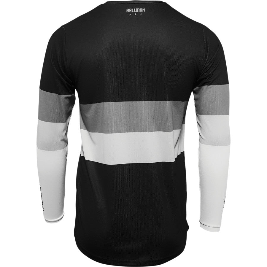 Мотокрос джърси THOR HALLMAN DIFFER DRAFT BLACK/WHITE