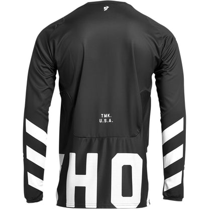 Мотокрос джърси THOR PULSE VAPOR BLACK/WHITE
