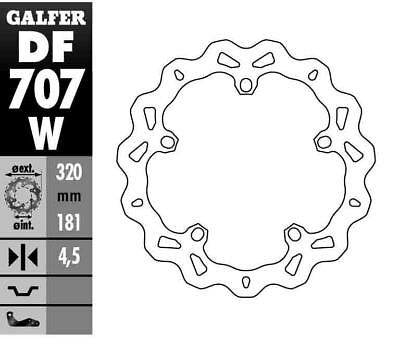 Преден спирачен диск Galfer WAVE FIXED 320x4.5mm DF707W